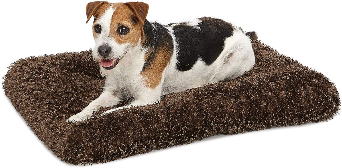 Small Quiettime Deluxe Coco Chic Pet Bed, Ultra-Soft & Overstuffed, Machine Washable, Fits 24-Inch Crate